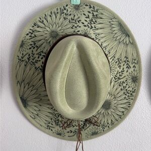Floral Patterned Cowboy Hat